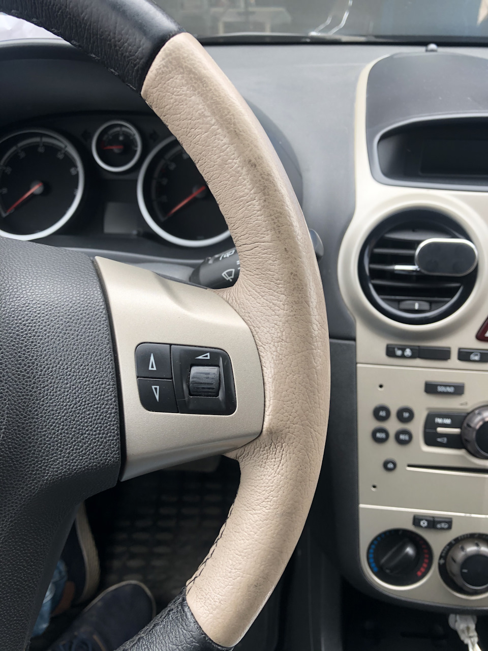 Чистка руля. У Вас с этим как? — Opel Corsa D, 1,2 л, 2008 года ...