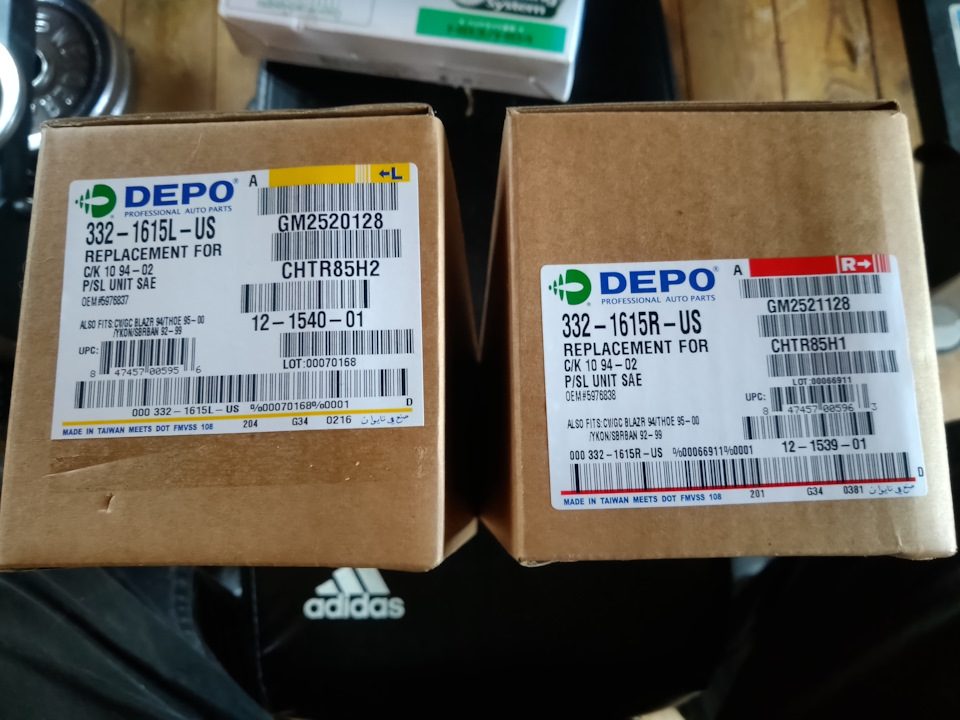 Повторители, габариты, ДХО GMT400 на Cadillac Escalade (1G), Chevrolet ...