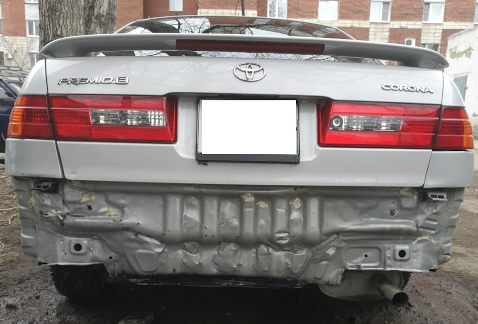 Как снять бампер корона премио Установил уголки в бампер от Toyota Carina GT до рест. - Toyota Corona Premio (T