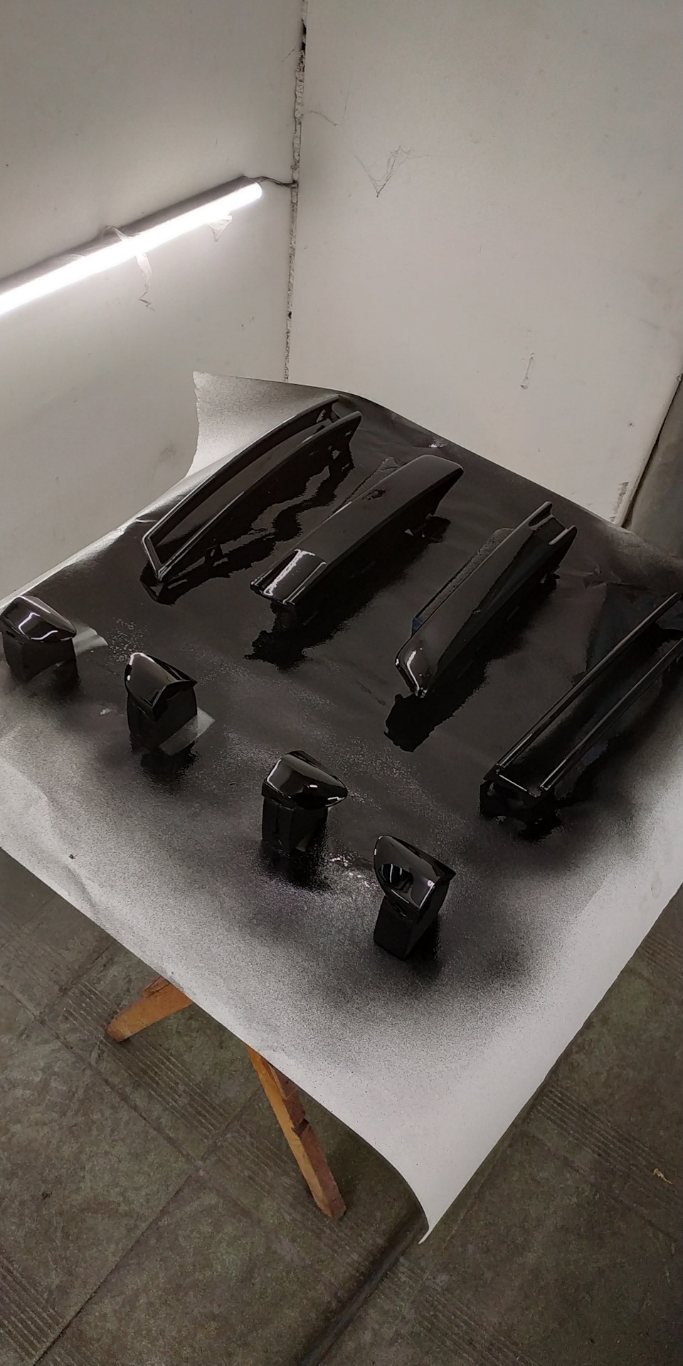 Окраска капота и докрашиваю мелочи. Полный облив часть 4 — Volkswagen ...