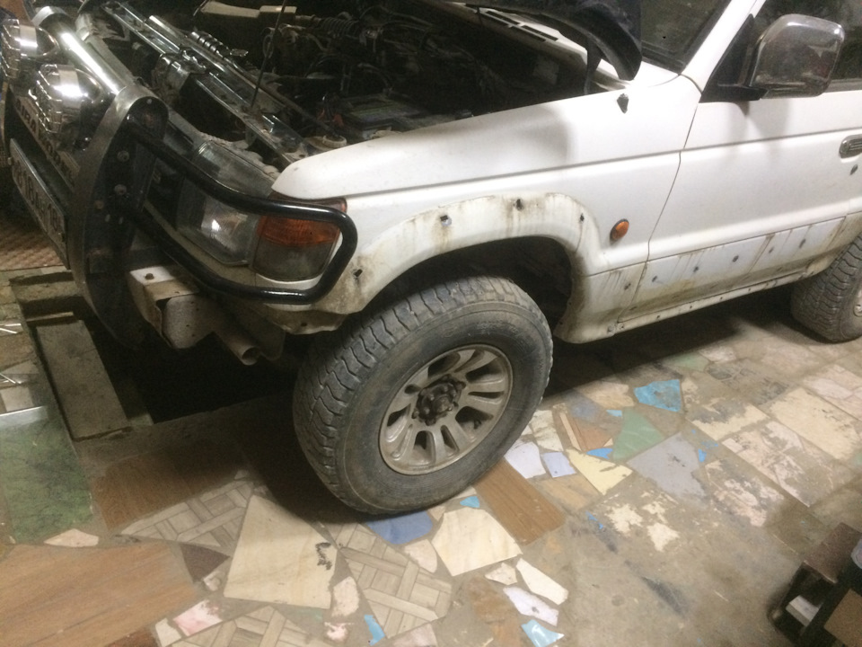 Полный ребрейдинг. — Mitsubishi Pajero (2G), 3 л, 1993 года | своими ...