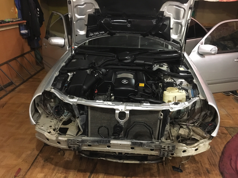 Полировка фар w210 — Mercedes-Benz E-class (W210), 2,6 л, 2000 года ...