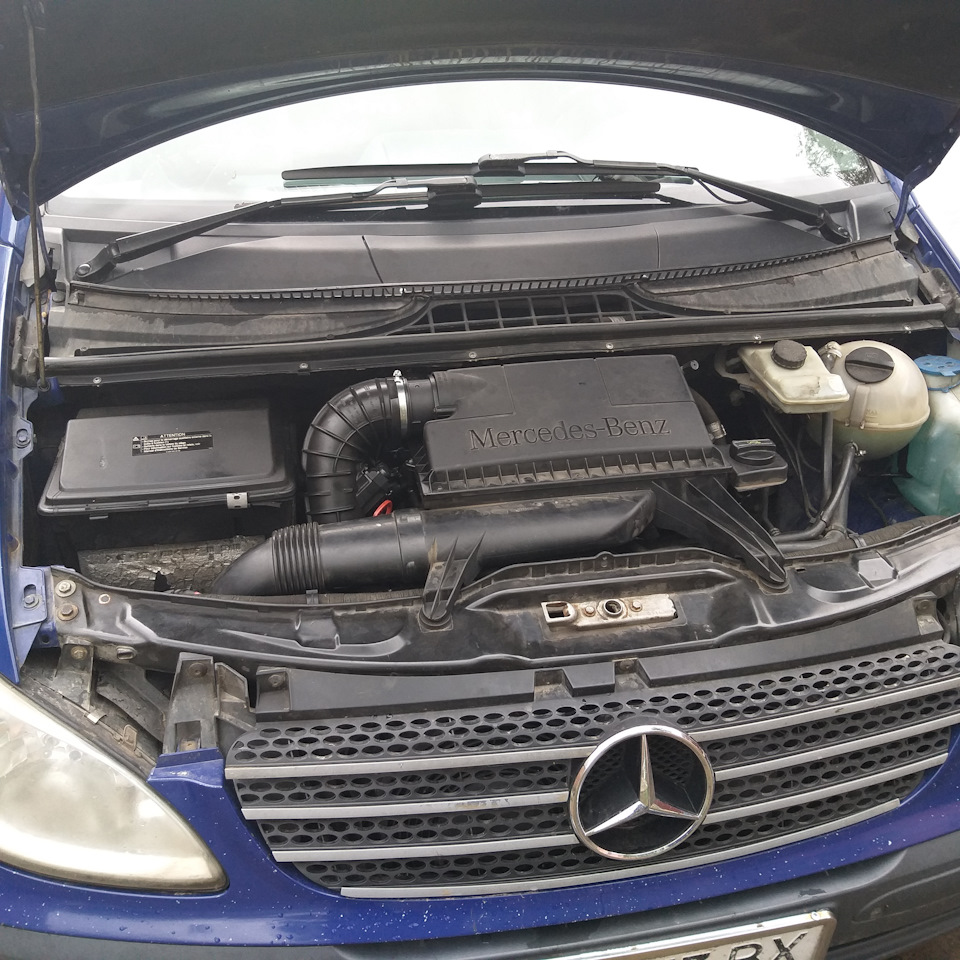 Сделали мотор после прогара поршня . — Mercedes-Benz Vito (2G), 2,2 л ...