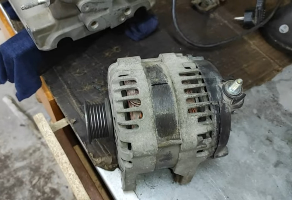 Замена подшипников генератора. Нью Актион G20D — SsangYong Actyon (2G ...