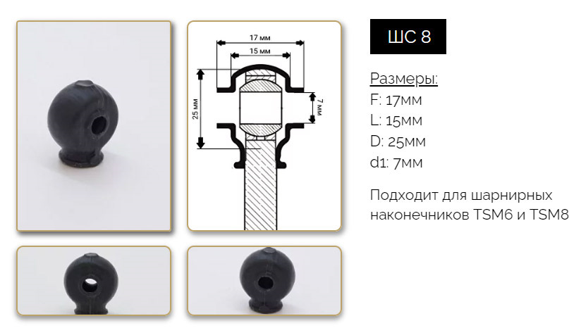 Пыльники ШС стоек стабилизатора ТИЗЕР — Cadillac Escalade (3G), 6,2 л ...