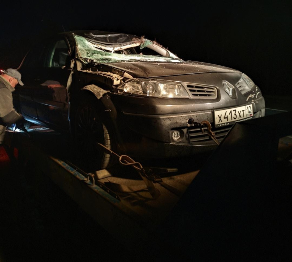 The end. — Renault Megane II, 1,6 л, 2008 года | ДТП | DRIVE2