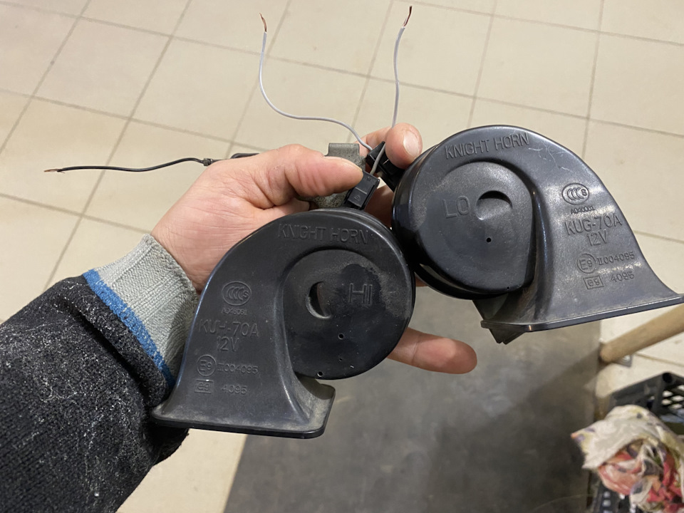 KNIGHT HORN — Toyota Corolla (120), 1,6 л, 2006 года своими руками