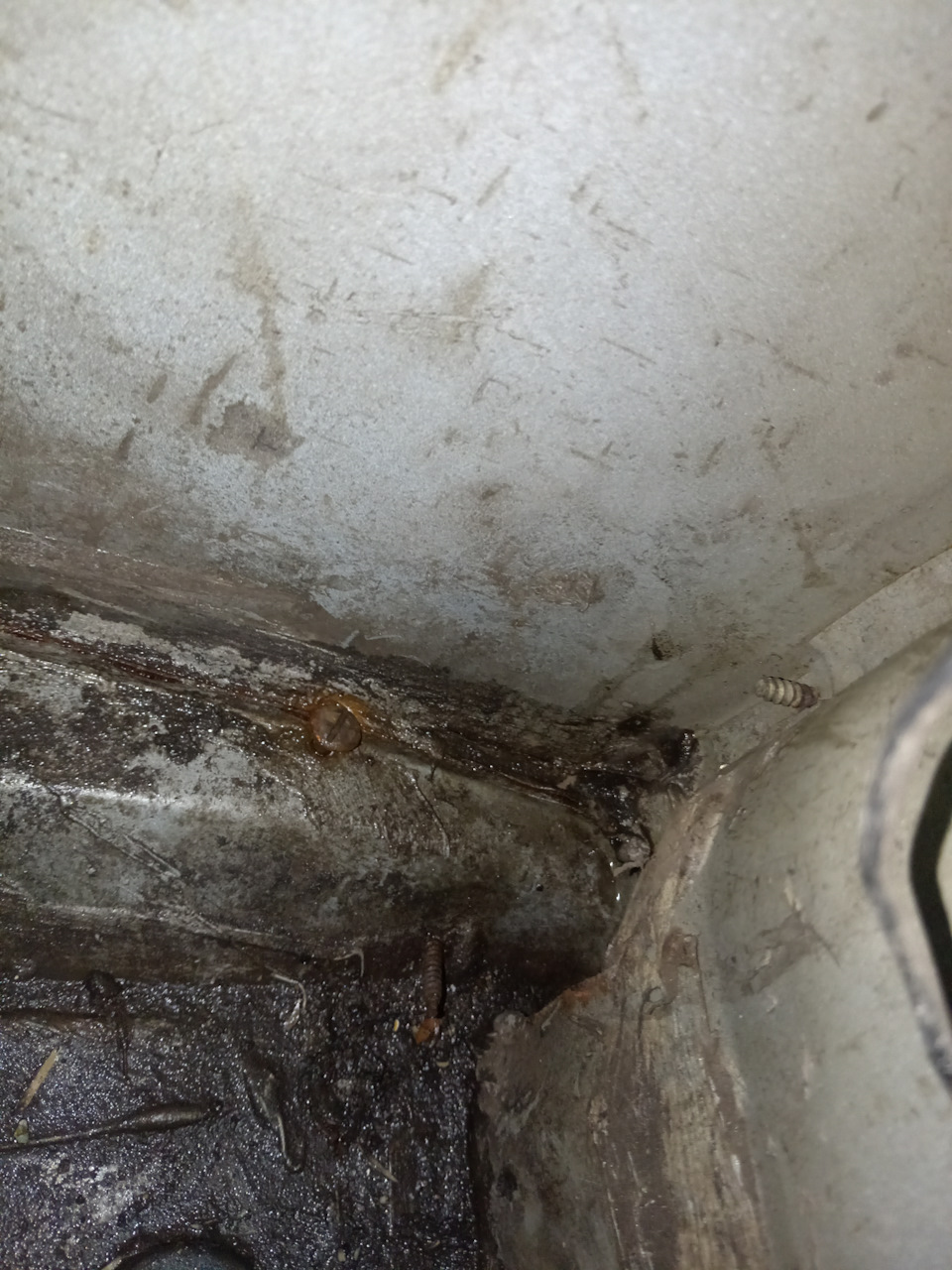 Задний правый нижний угол. — Lada 2120 Надежда