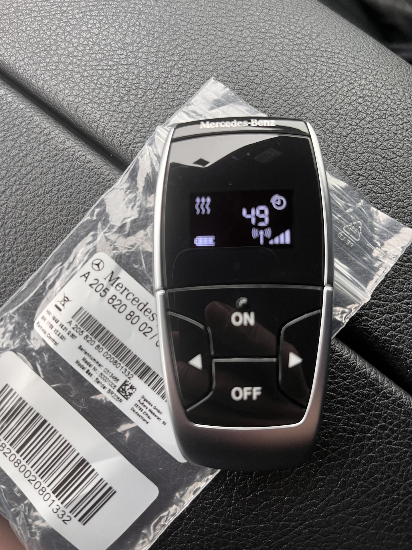 Пульт автономки — Mercedes-Benz V-Class (W447), 2,2 л, 2014 года ...
