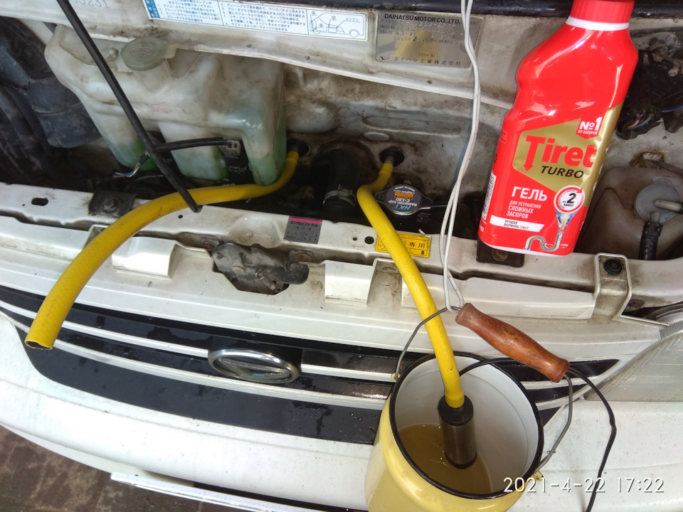 Промываем переднюю печку — Daihatsu Atrai (S221G/S231G), 1,3 л, 2001 ...