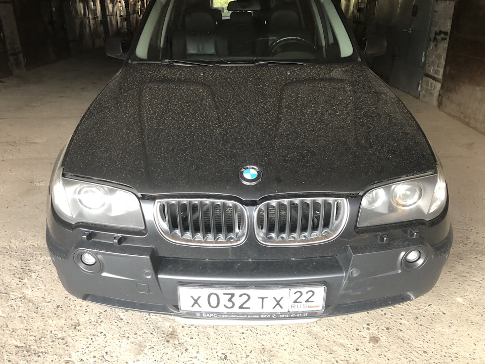 Черные решетки радиатора — BMW X3 (E83), 3 л, 2005 года | своими руками ...