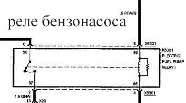 какое напряжение идет на бензонасос