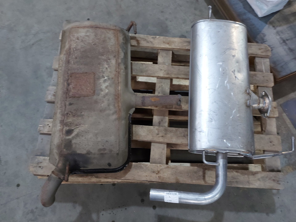 Глушитель для Додж Калибер — Dodge Caliber, 2 л, 2008 года | запчасти ...