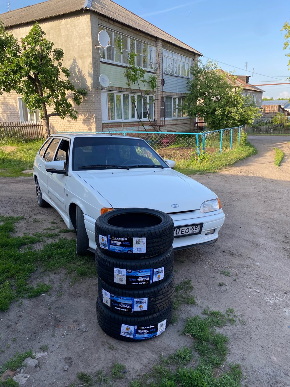 Новые покрышки на лето — Lada 2114, 1,6 л, 2012 года | шины | DRIVE2
