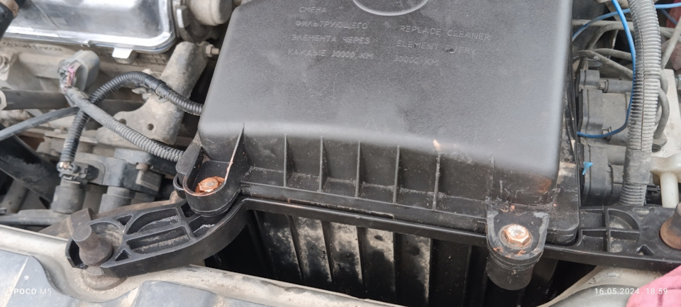 Ну и установил на место — Lada Гранта Лифтбек (2G)