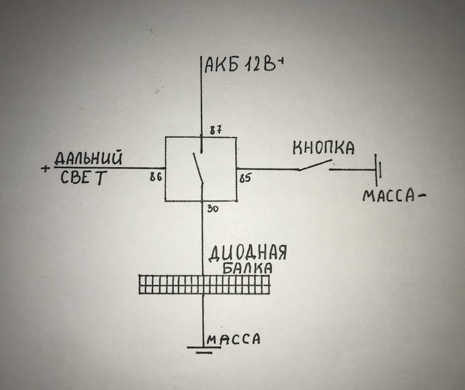 Как подключить реле на квадроцикл Светодиодная балка. Часть 2. - Toyota Venza (1G), 2,7 л, 2010 года наблюдение DR