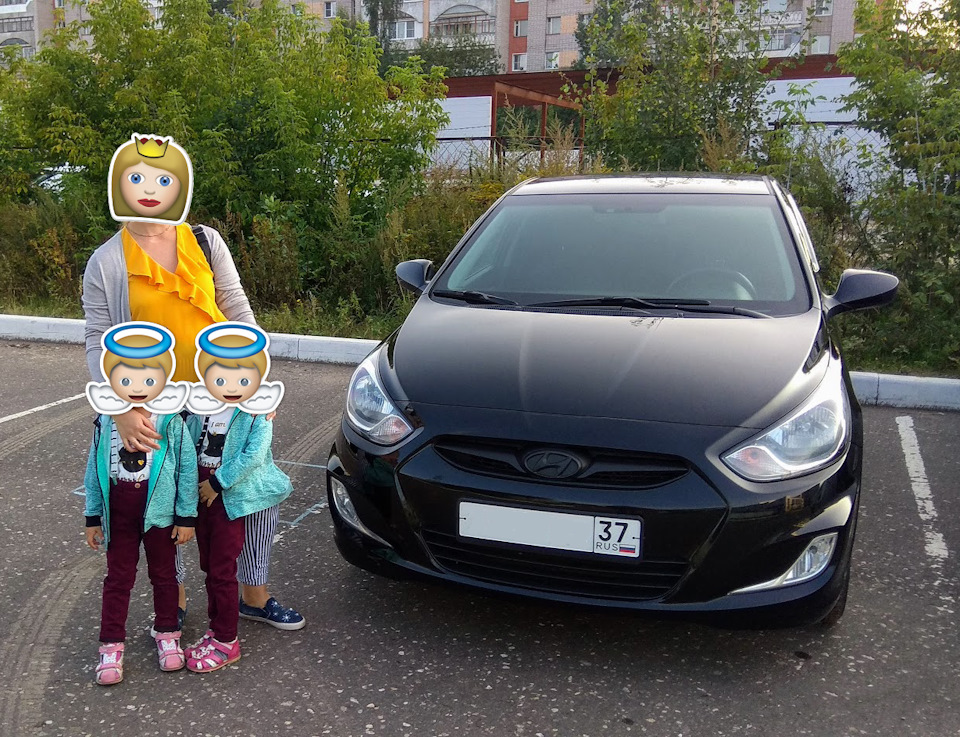 Photo from the logbook Hyundai Solaris (1G)
