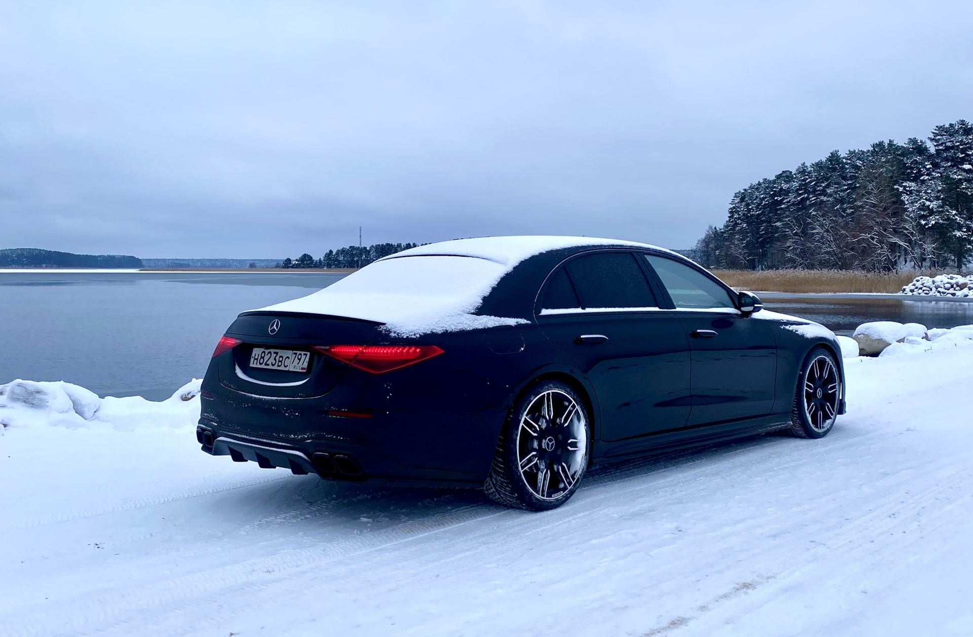 На Селигер по снежку!) — Mercedes-Benz S-Class (W223), 3 л, 2021 года |  путешествие | DRIVE2