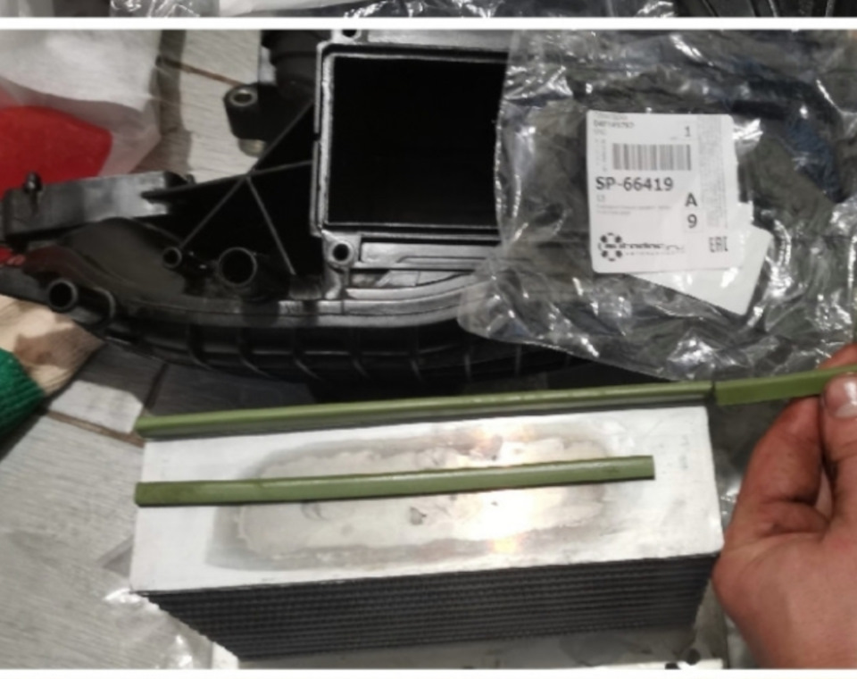 4#. Снятие впускного коллектора, повторное. Запайка щели, убираю подсос ...