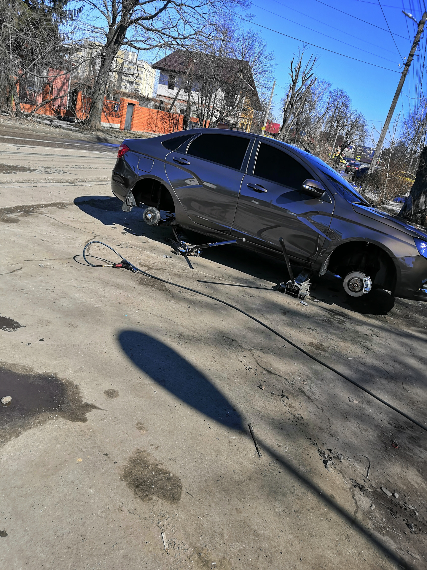 Переобулся — Lada Vesta, 1,6 л, 2021 года | колёсные диски | DRIVE2