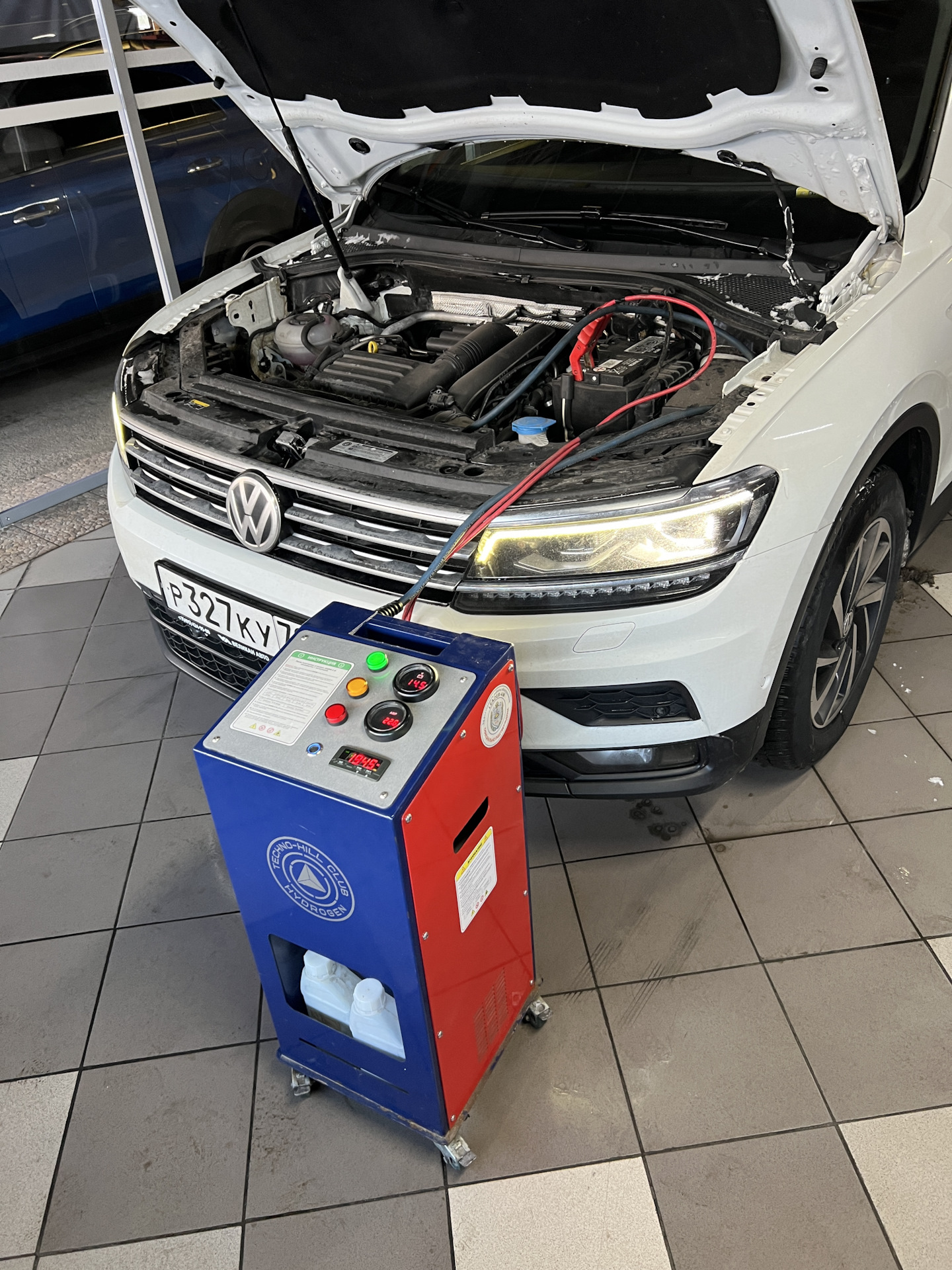Чистка двигателя водородом с щелочем — Volkswagen Tiguan (2G), 1,4 л ...