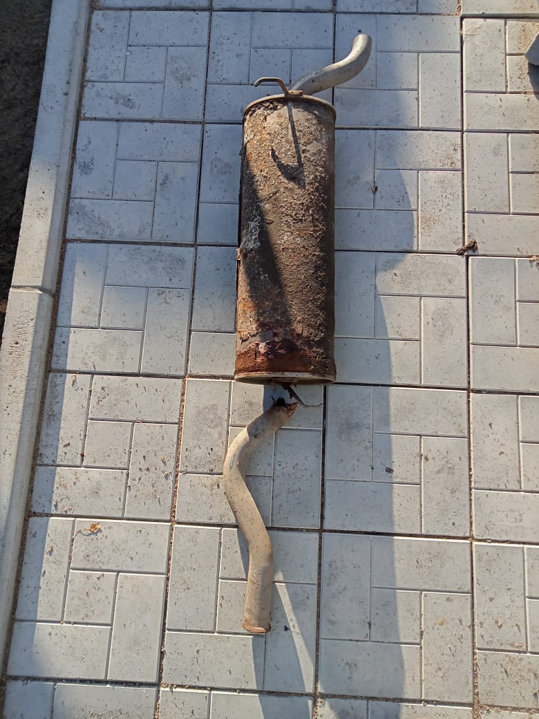 Обновление глушителя — Lada Калина универсал, 1,4 л, 2009 года | своими ...