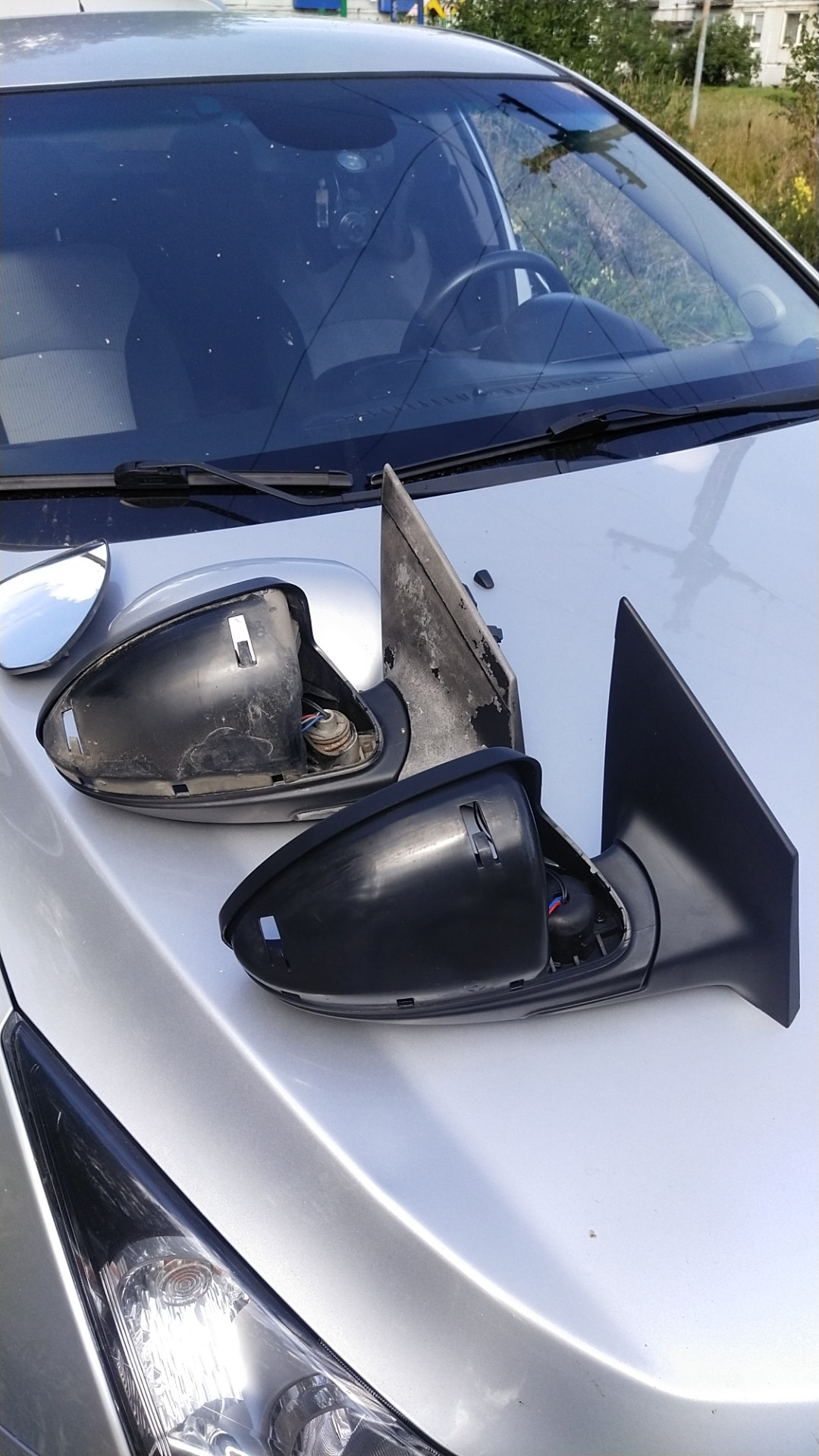 Электроскладывание зеркал — Chevrolet Cruze (1G), 1,6 л, 2012 года ...