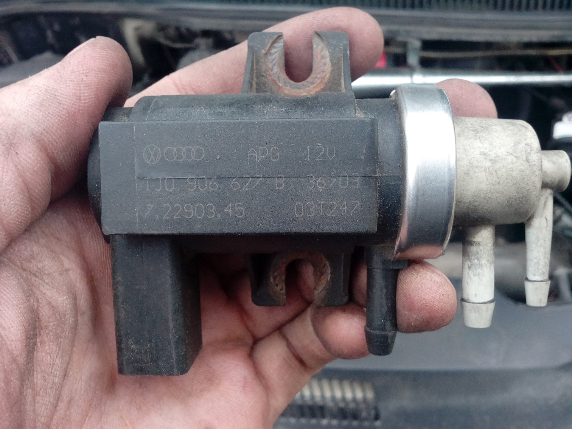 Клапан N75 — Volkswagen Transporter T5, 2,5 л, 2003 года | своими ...