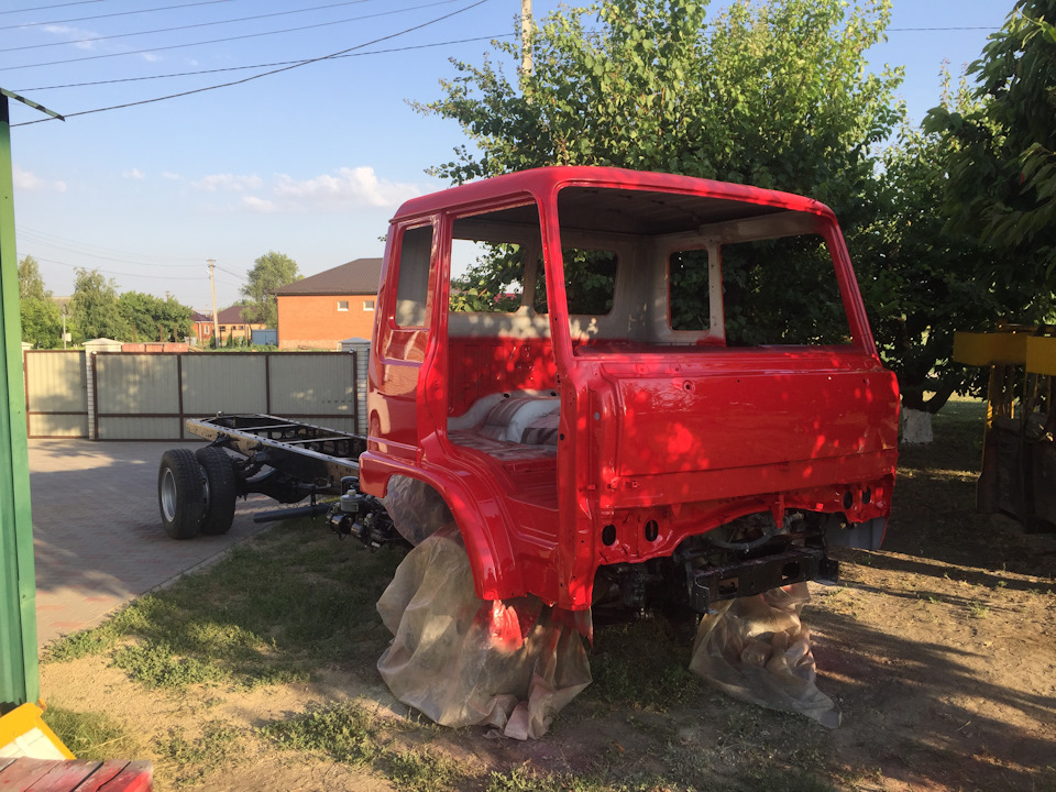 Покраска кабины грузового автомобиля в Москве - KOTruck-service