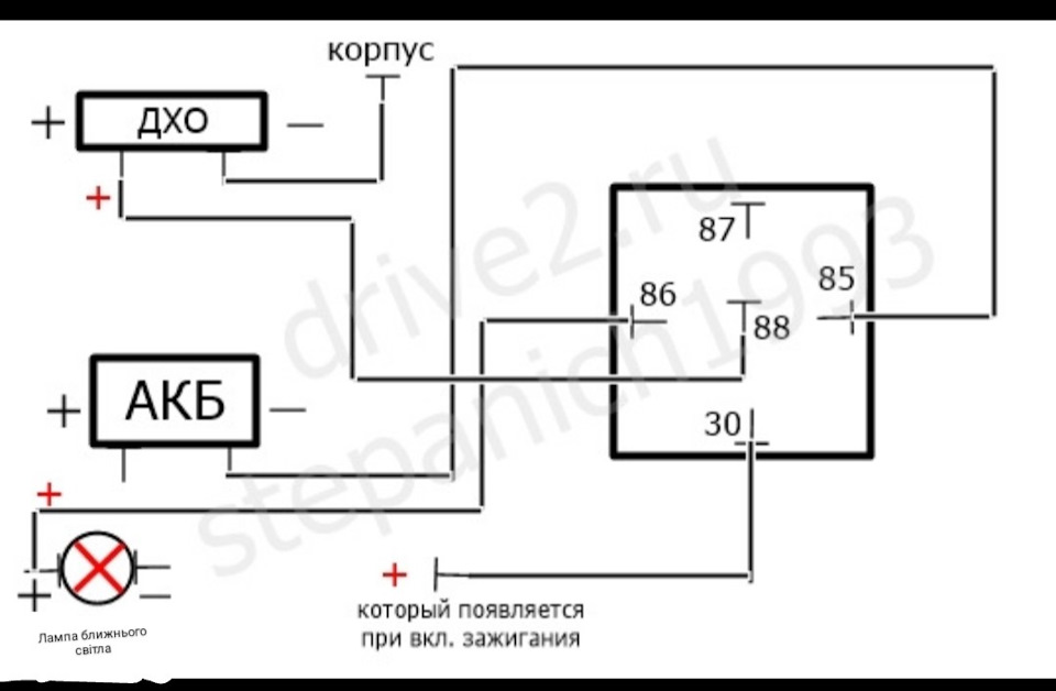 Схема подключения дхо на фольксваген поло