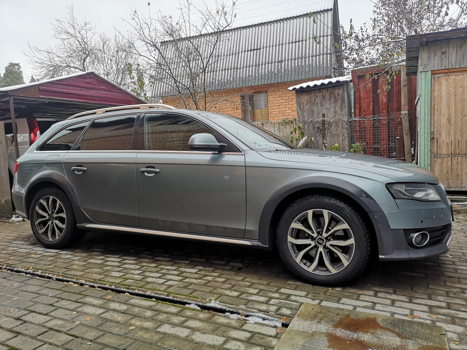 #26 Переобулся на зимние — Audi A4 Allroad (B8), 2 л, 2009 года | шины ...