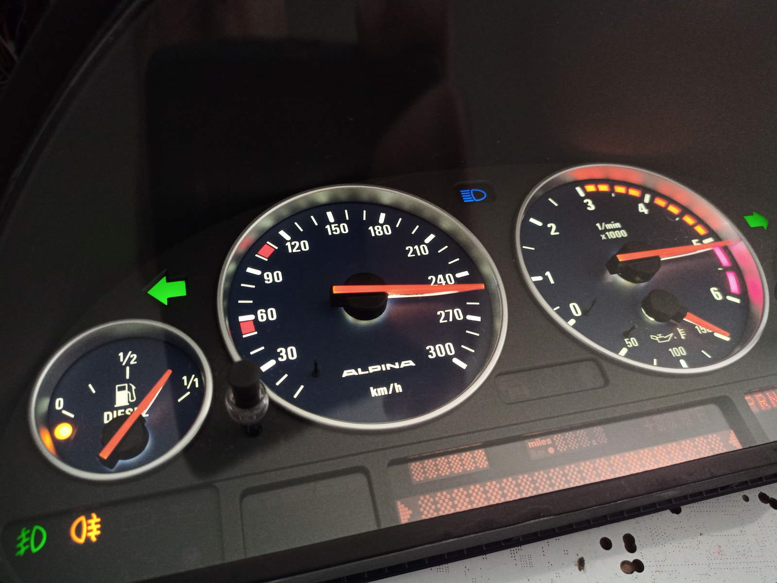 BMW E39 M-Diesel приборка в Alpina D10 стиле — DRIVE2