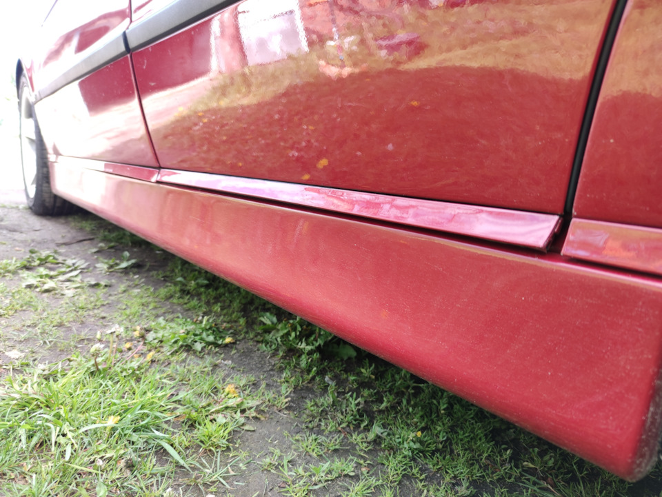Нижние молдинги дверей+ тросик — BMW 7 series (E38), 3 л, 2000 года ...