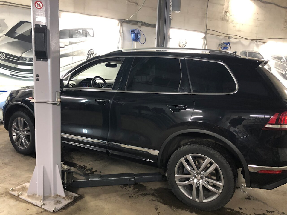 Профилактика пневмоподвески, замена тормозных дисков и колодок ...