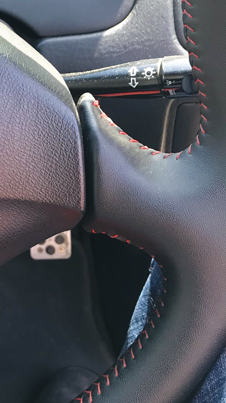 Перешивка руля в каучук — Honda Civic Hatchback (6G), 2 л, 2000 года ...