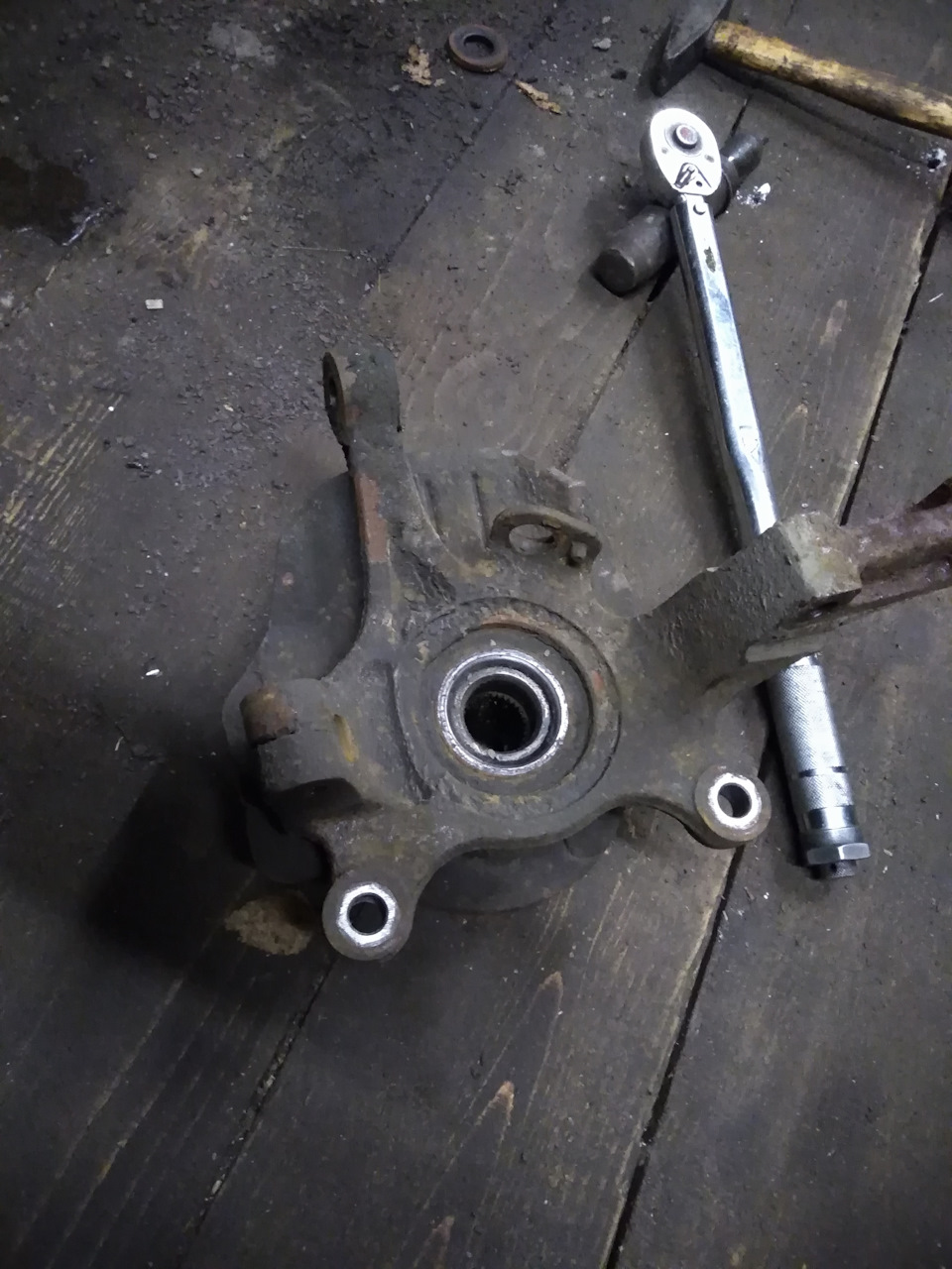 Замена подшипника передней ступицы Chevrolet Lacetti - YouTube