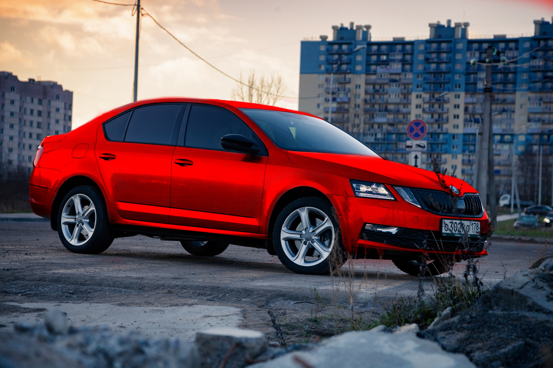 Skoda Octavia a7 матовая