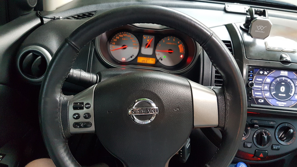 Пермь рулит, или новая оплетка руля. — Nissan Note (1G), 1,4 л, 2008 ...