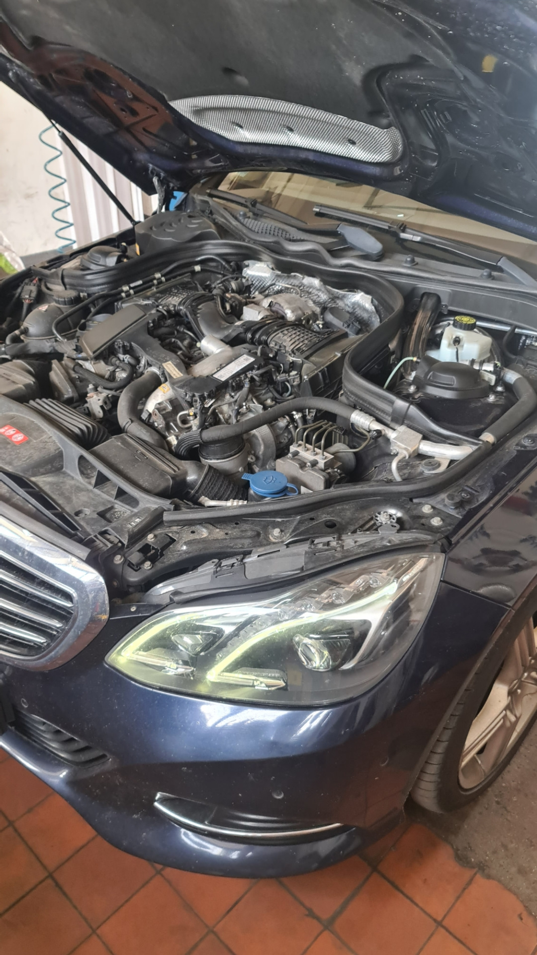 Делаем ТО 4. Масло и фильтра. — Mercedes-Benz E-Class (W212), 3 л, 2013 ...