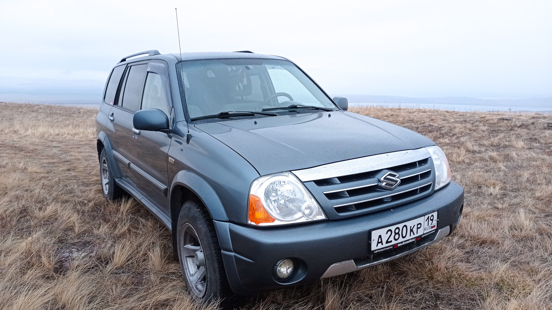 Suzuki Vitara XL7 2.7 бензиновый 2004 | Серо-синий металлик на DRIVE2