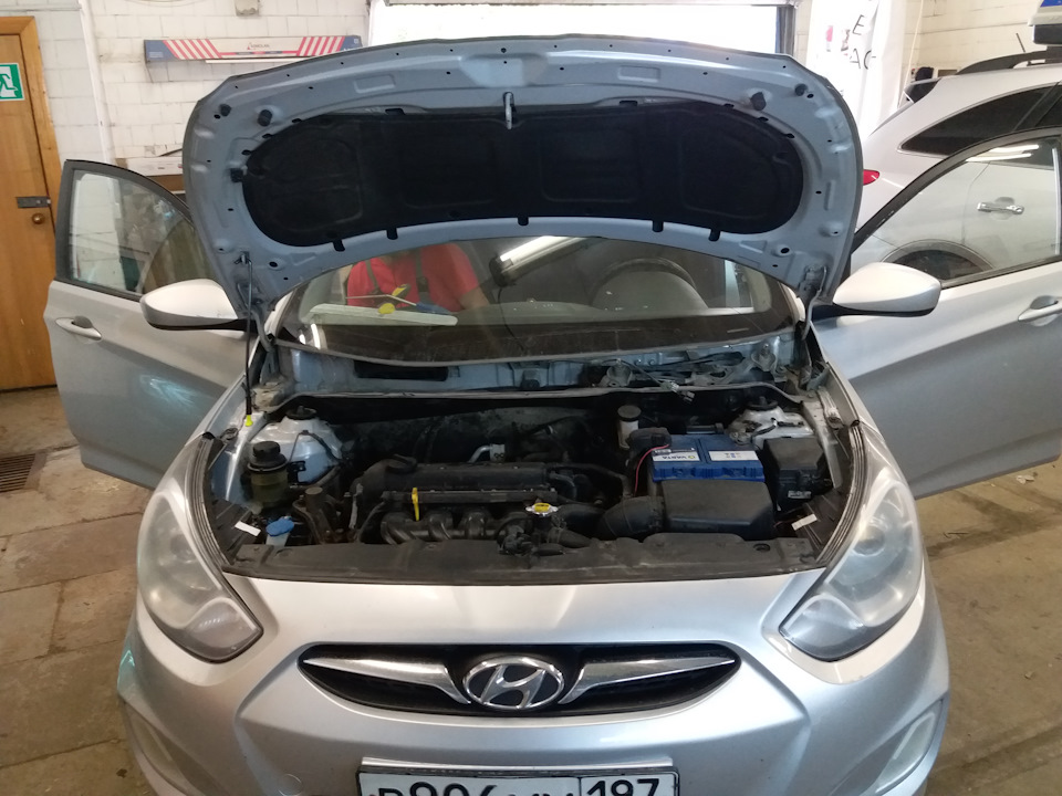 Замена Лобового стекла на KMK Glass и тонировка — Hyundai Solaris, 1,4 ...