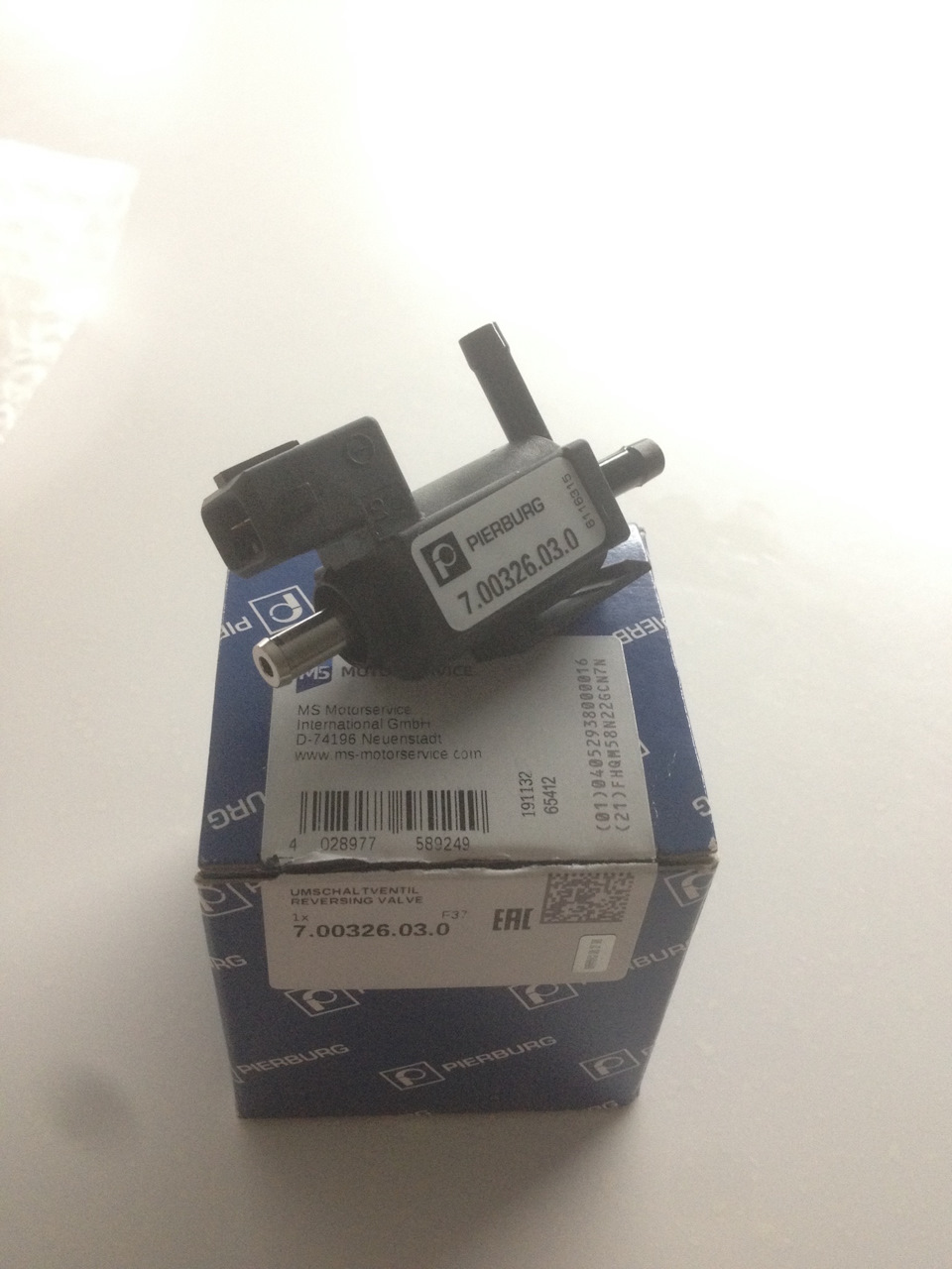 Замена электромагнитного клапана регулировки давления турбины. — DRIVE2