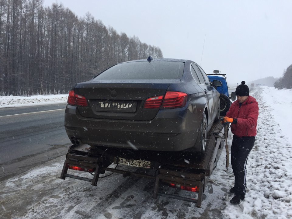 Помощь на дорогах от БМВ или дорога в Чебоксары — BMW 5 series (F10), 2 ...