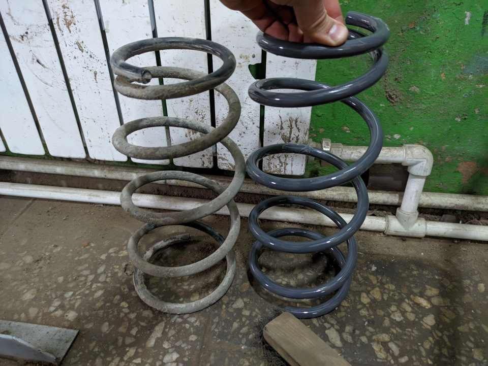 установка усиленных пружин