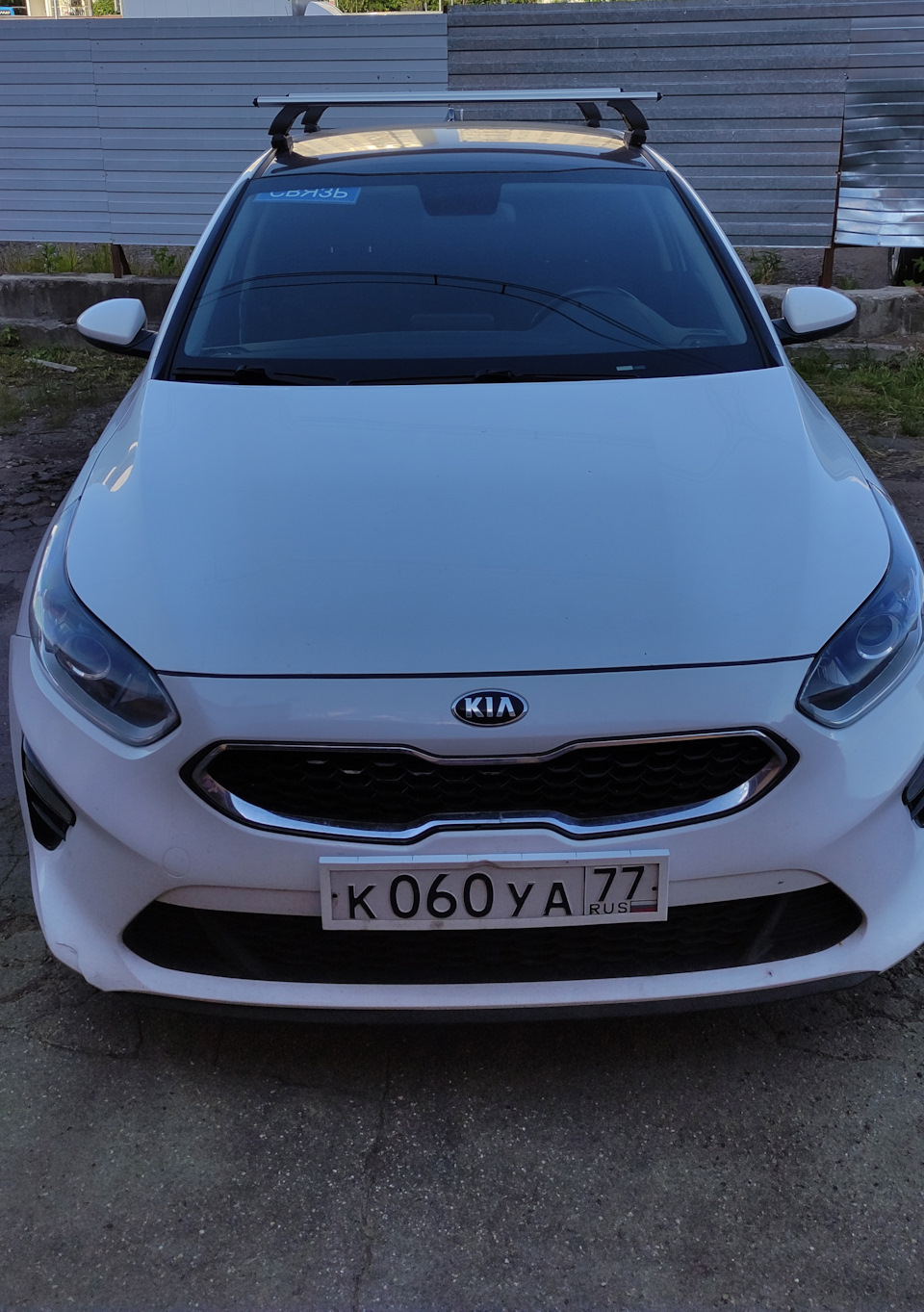 Багажник на крышу Lux на Kia Ceed CD. — KIA Ceed (3G), 1,6 л, 2018 года ...
