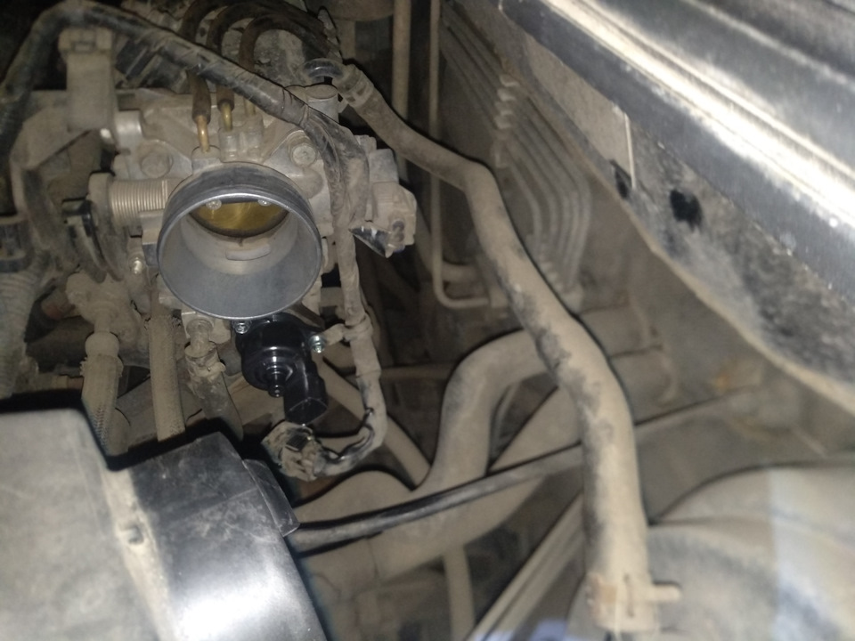 Замена регулировки холостого хода (РХХ). — Mitsubishi Lancer IX, 1,6 л ...