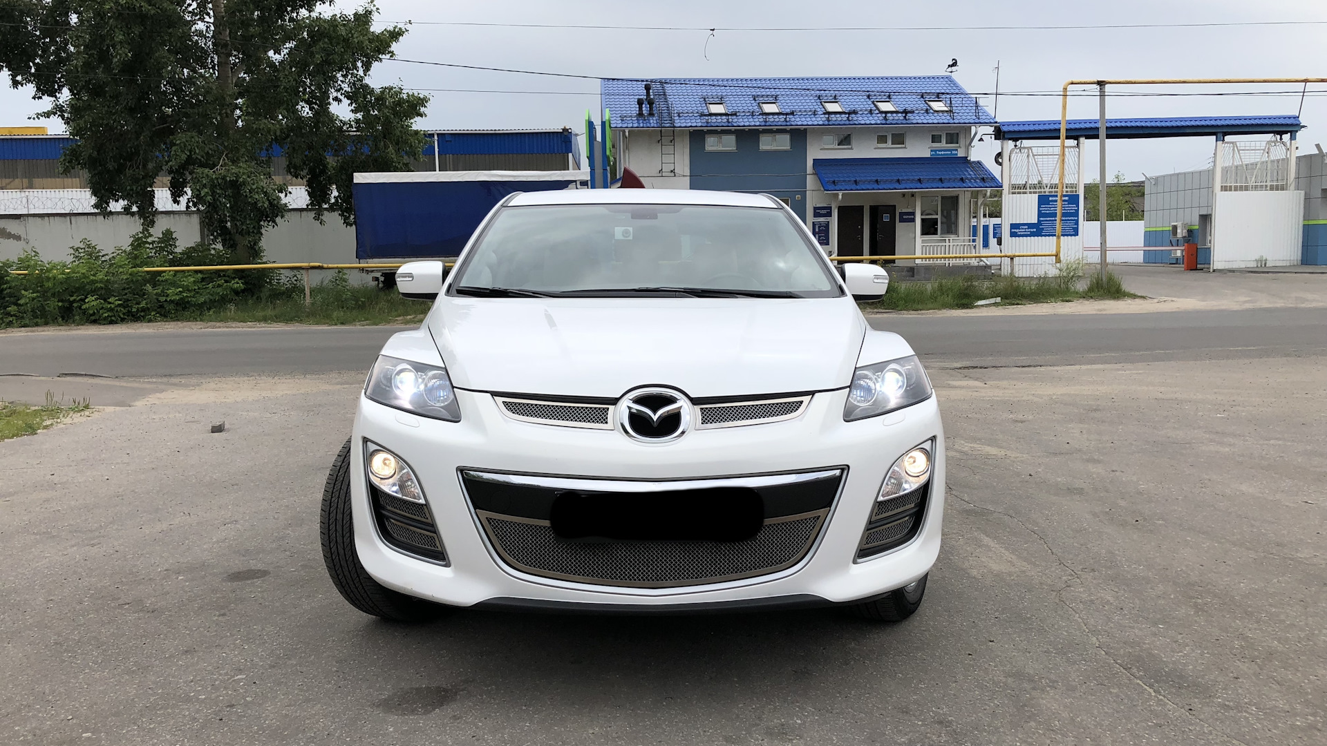 Mazda CX-7 2.3 бензиновый 2011 | Белая на белом на DRIVE2