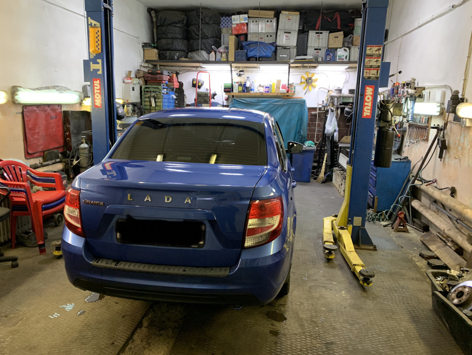 Диагностика и тормоза — Lada Гранта (2G) FL, 1,6 л, 2019 года | визит ...