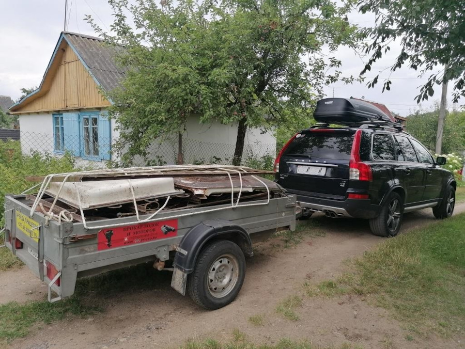 Вывоз металоллома. — Volvo XC90 (1G)
