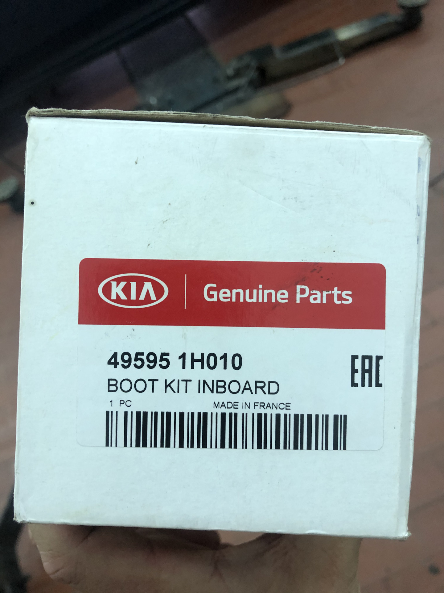Замена пыльника левого внутреннего шруса — KIA Ceed (1G), 1,6 л, 2011 ...
